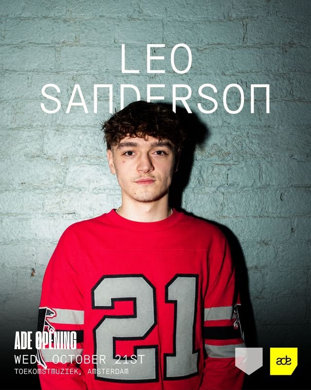 Instagram-post: Leo Sanderson toegevoegd aan de line-up van BaseYRD ADE Opening, wo 21 okt, Toekomstmuziek, Amsterdam